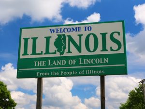 USA Welcome signs - Illinois 2016