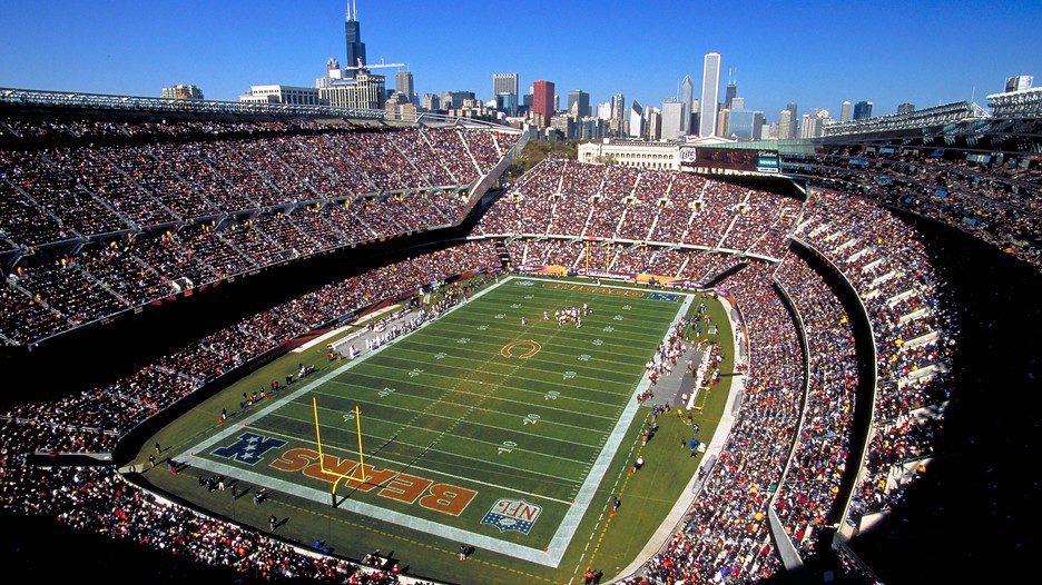 Limousine Service to Soldier Field, Sedan Service to Soldier Field, Van Service to Soldier Field, Chicago Bears Group Trips, Chicago Sporting Event Transportation, featuring Elite Transportation to Chicago Bulls, Bears, and Blackhawks Games.