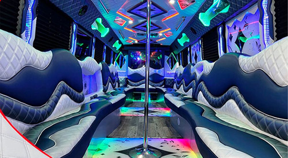 Customization Options For Wedding Party Bus Decorations Chicago