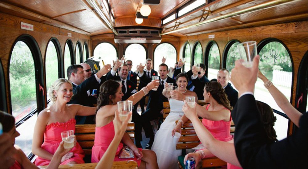 Popular Themes For Party Bus Chicago Wedding