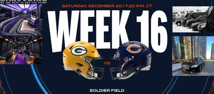 Limo Service to Bears vs Packers at Soldier Field, Transportation Service to Bears vs Packers in Chicago