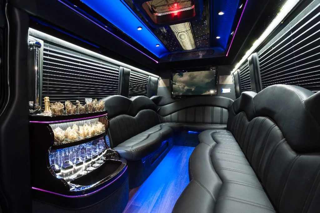 Mercedes Sprinter Interior, Bar Mitzvah Limo Chicago, Bat Mitzvah Transportation Service Near Me