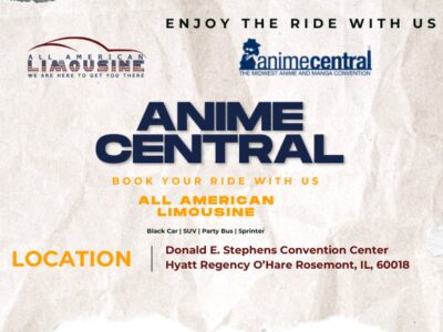 Transportation to Anime Central , Car Service to Anime Central , Limo Service Anime Central