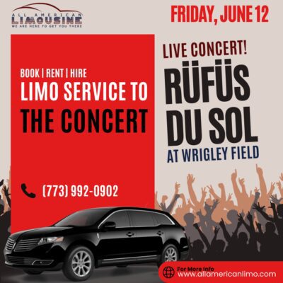 Limo Service to RÜFÜS DU SOL