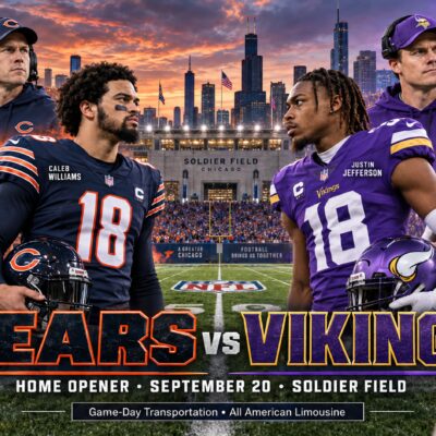 Chicago Bears vs Minnesota Vikings Transportation Service to Soldier Field