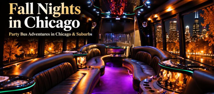Fall Nights Luxury Rides Chicago Suburbs Party Bus