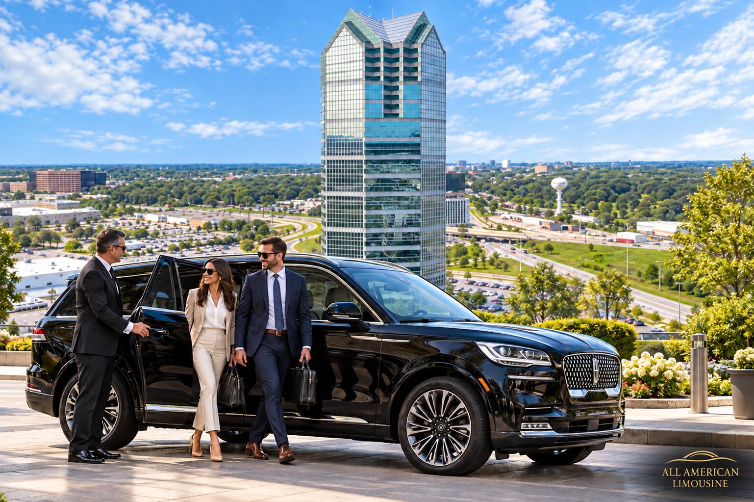 Luxury arrival at Oakbrook Terrace