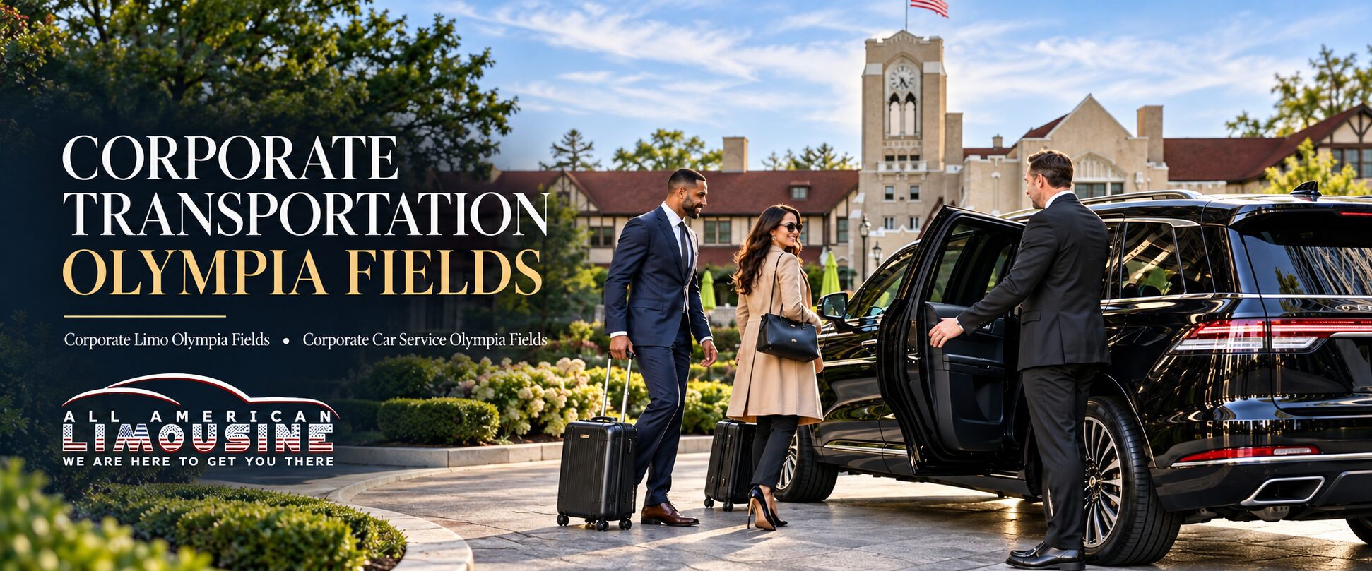 Olympia Fields Corporate Chauffeur Arrival