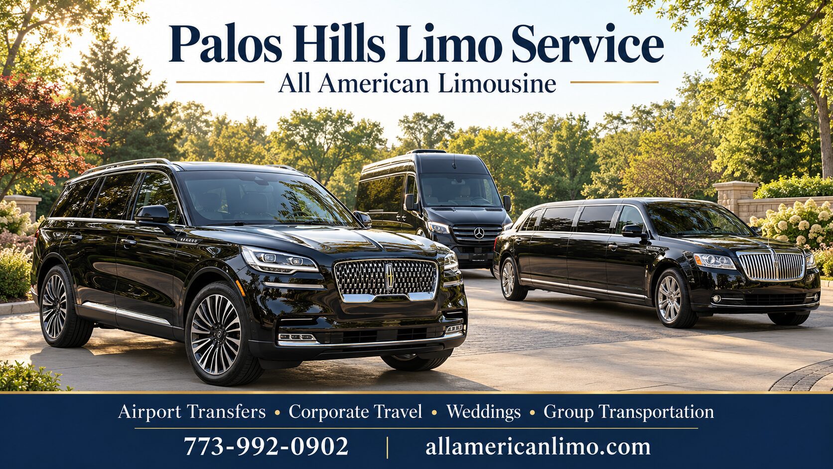 Palos Hills Luxury Limo Arrival
