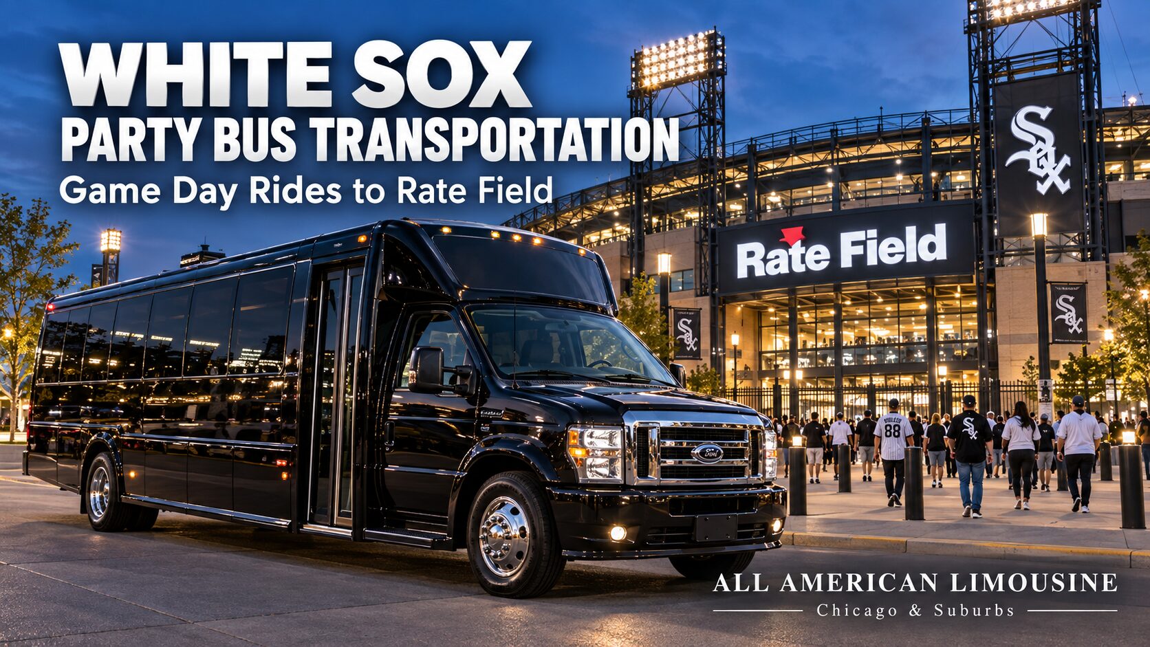 White Sox Party Bus at Rate Field